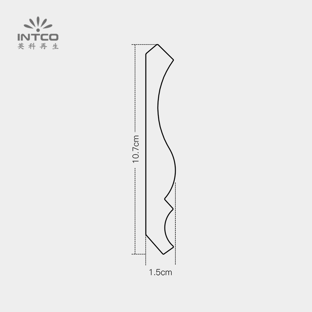 Moldura de corona de MDF JM1032
